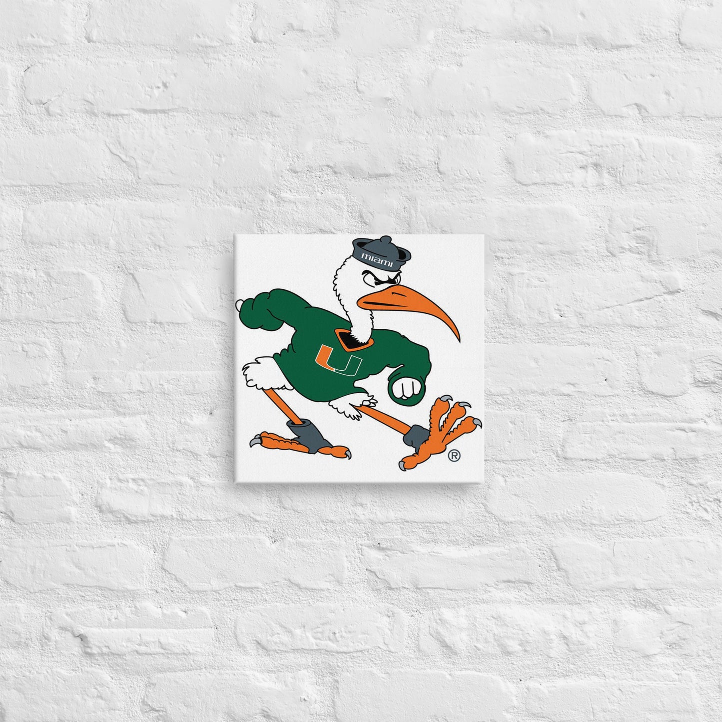 Miami Hurricanes - Sebastian the Ibis Canvas