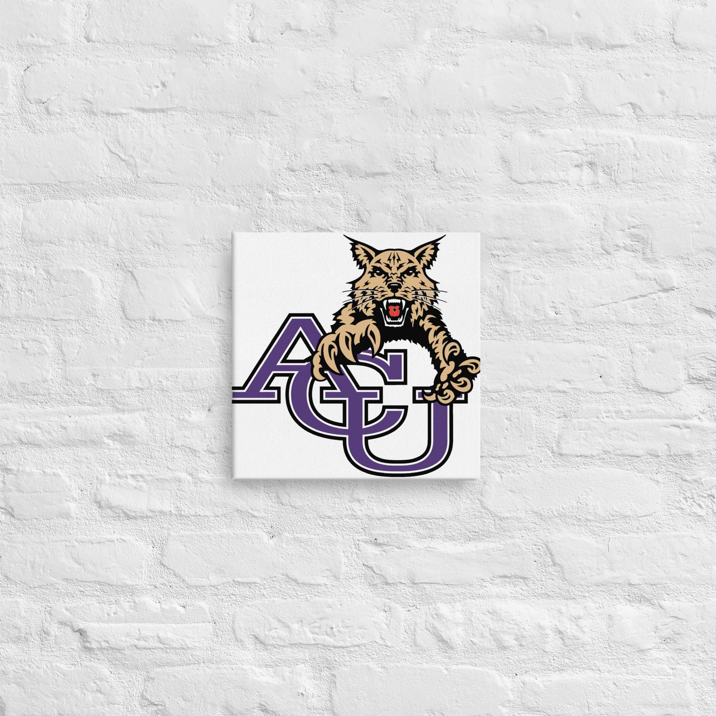 Abilene Christian Wildcats - Throwback Logo Canvas