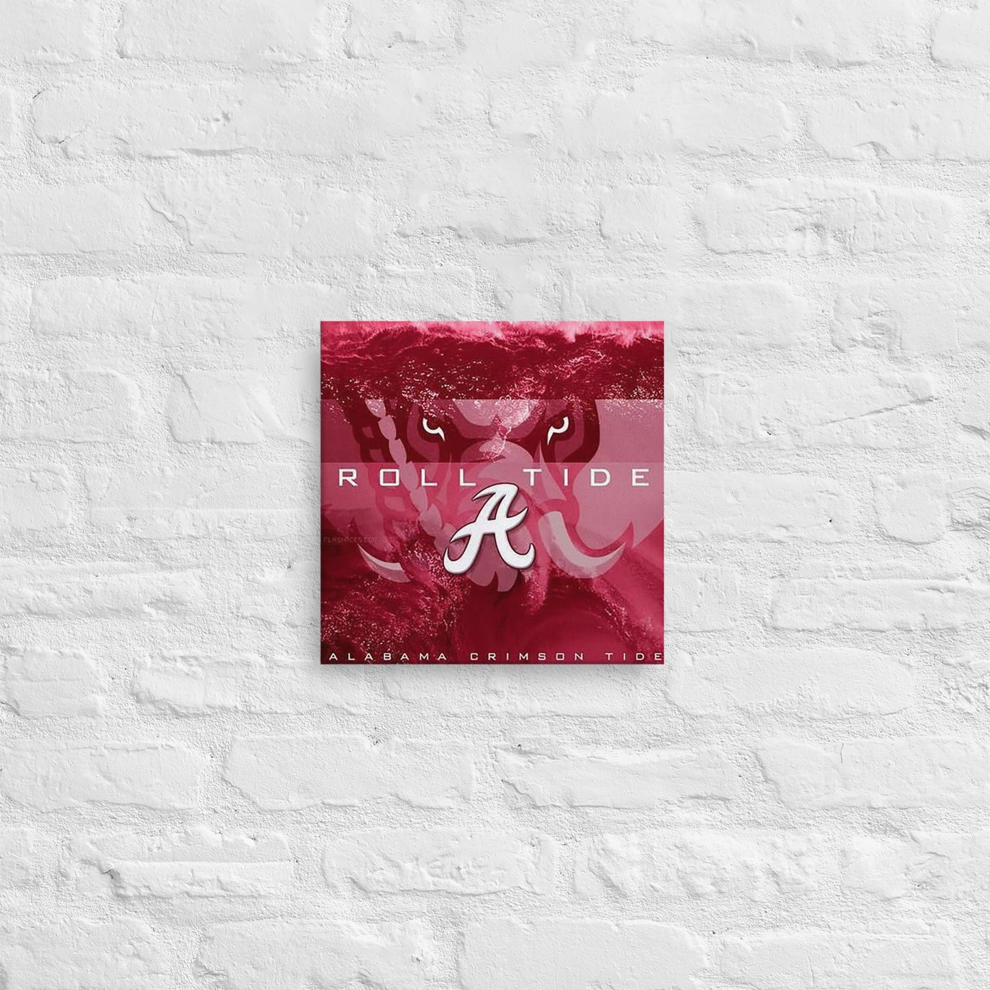 Alabama Crimson Tide - Crimson Tide Red Logo Canvas