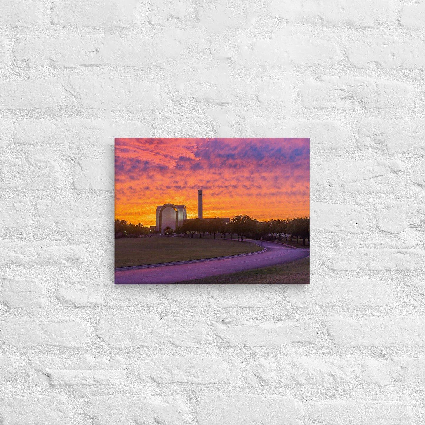 Abilene Christian Wildcats - Abilene Christian University Sunset Campus Canvas