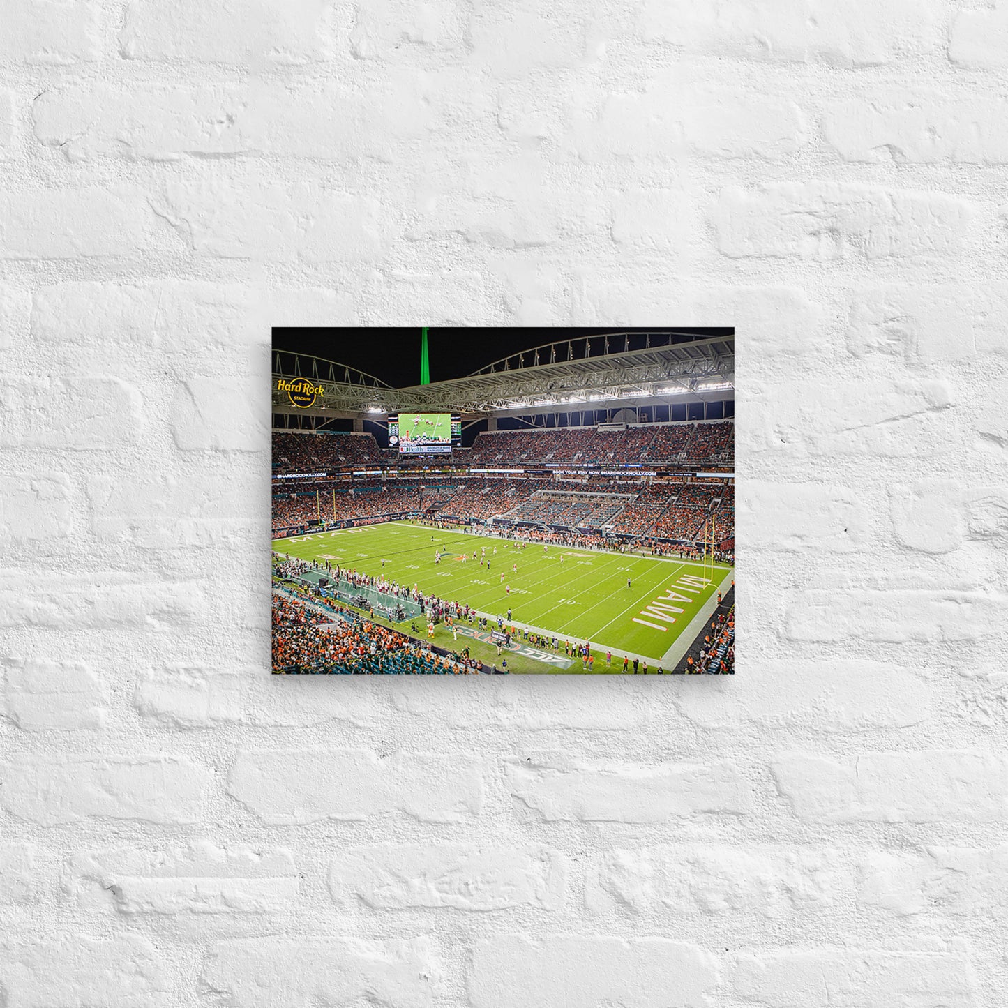 Miami Hurricanes - Hardrock Stadium Canvas