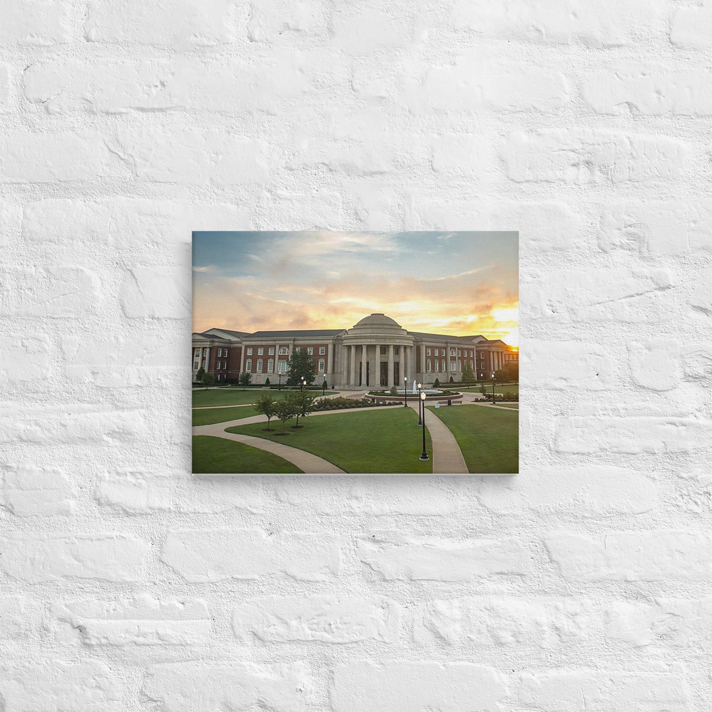 Alabama Crimson Tide - University of Alabama Sunset Campus Canvas