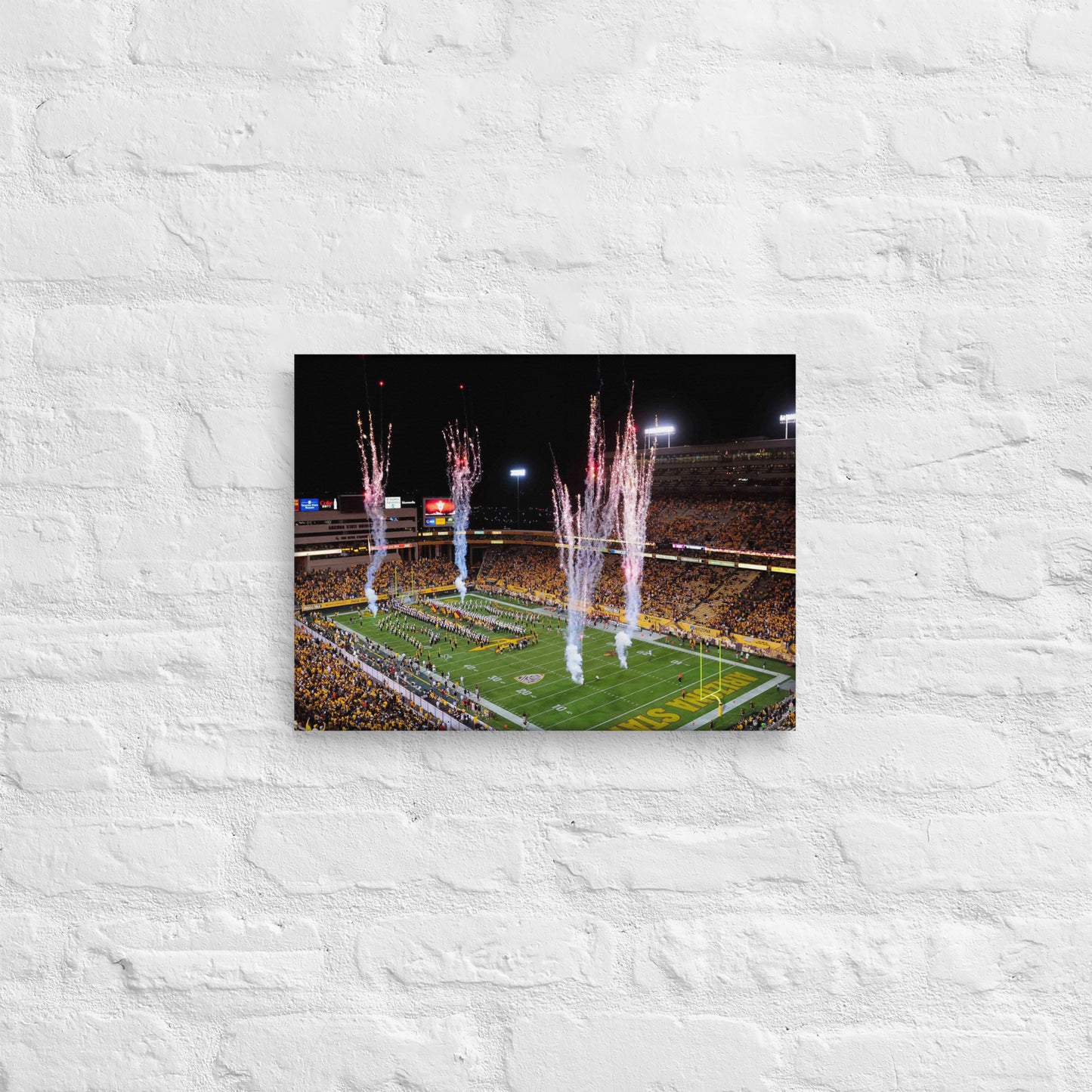 Arizona State Sun Devils - Mountain America Stadium Nighttime Canvas