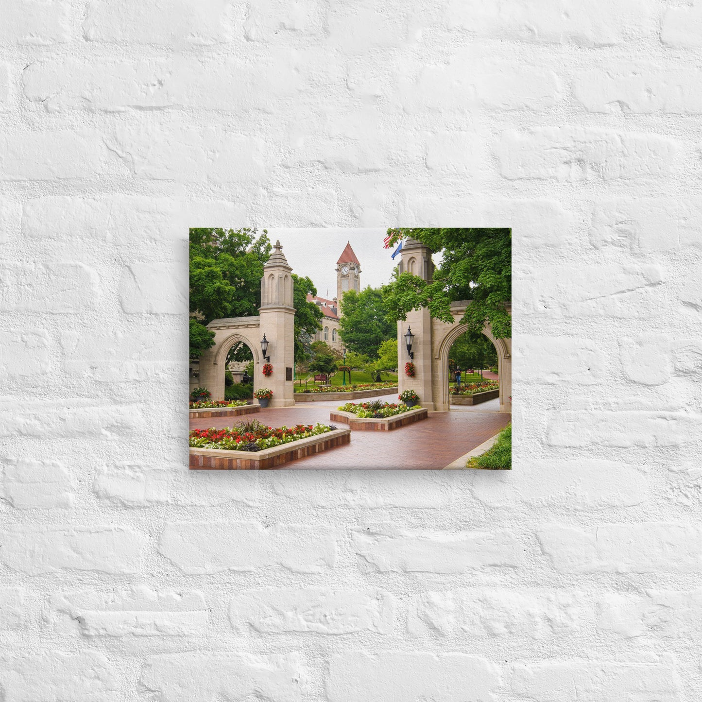 Indiana Hoosiers - Indiana University Daylight Campus Canvas