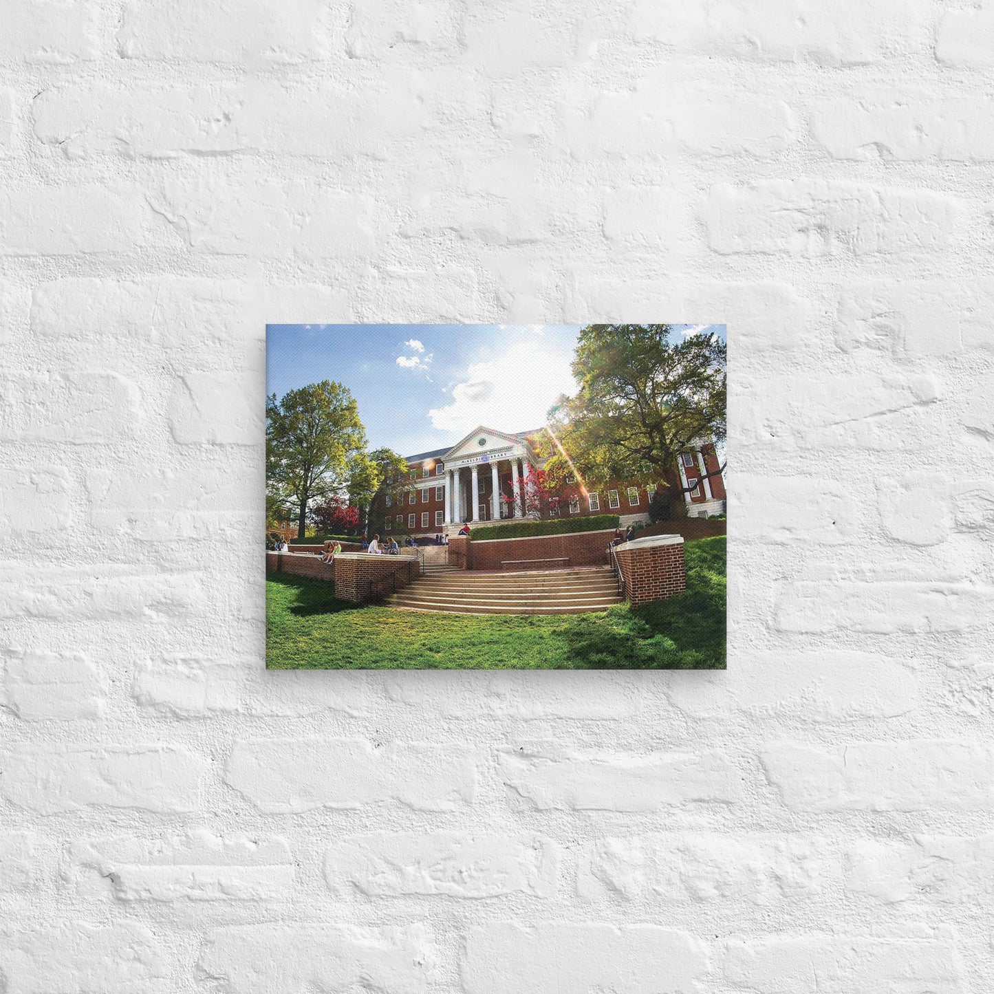 Maryland Terrapins - University of Maryland Daylight Campus Canvas