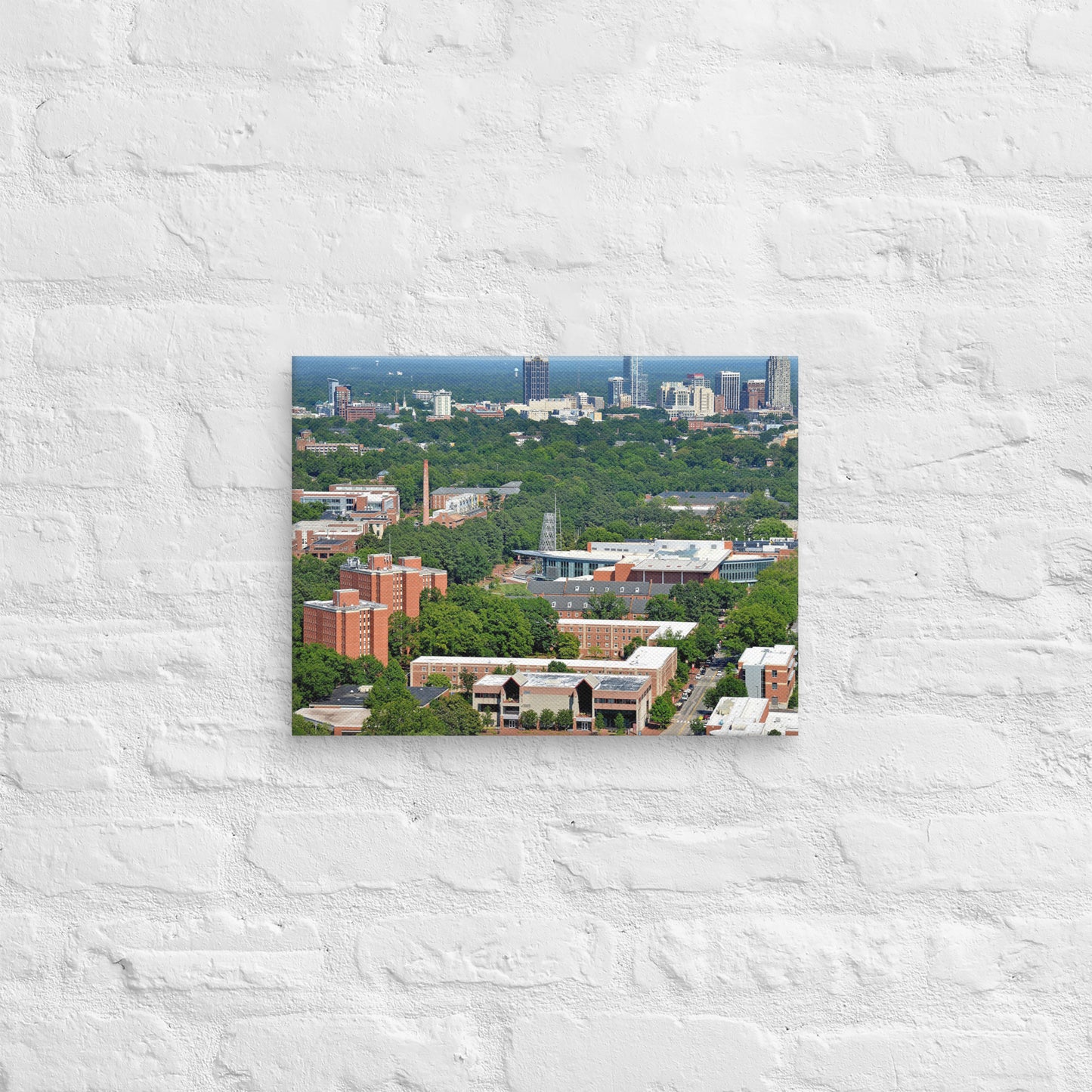 NC State Wolfpack - NC State University Aerial Campus Canvas