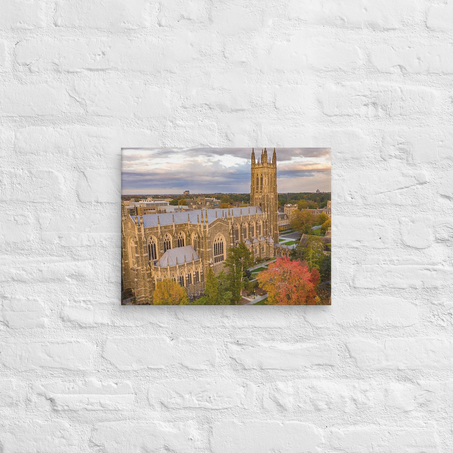 Duke Blue Devils - Duke University Aerial Campus Canvas