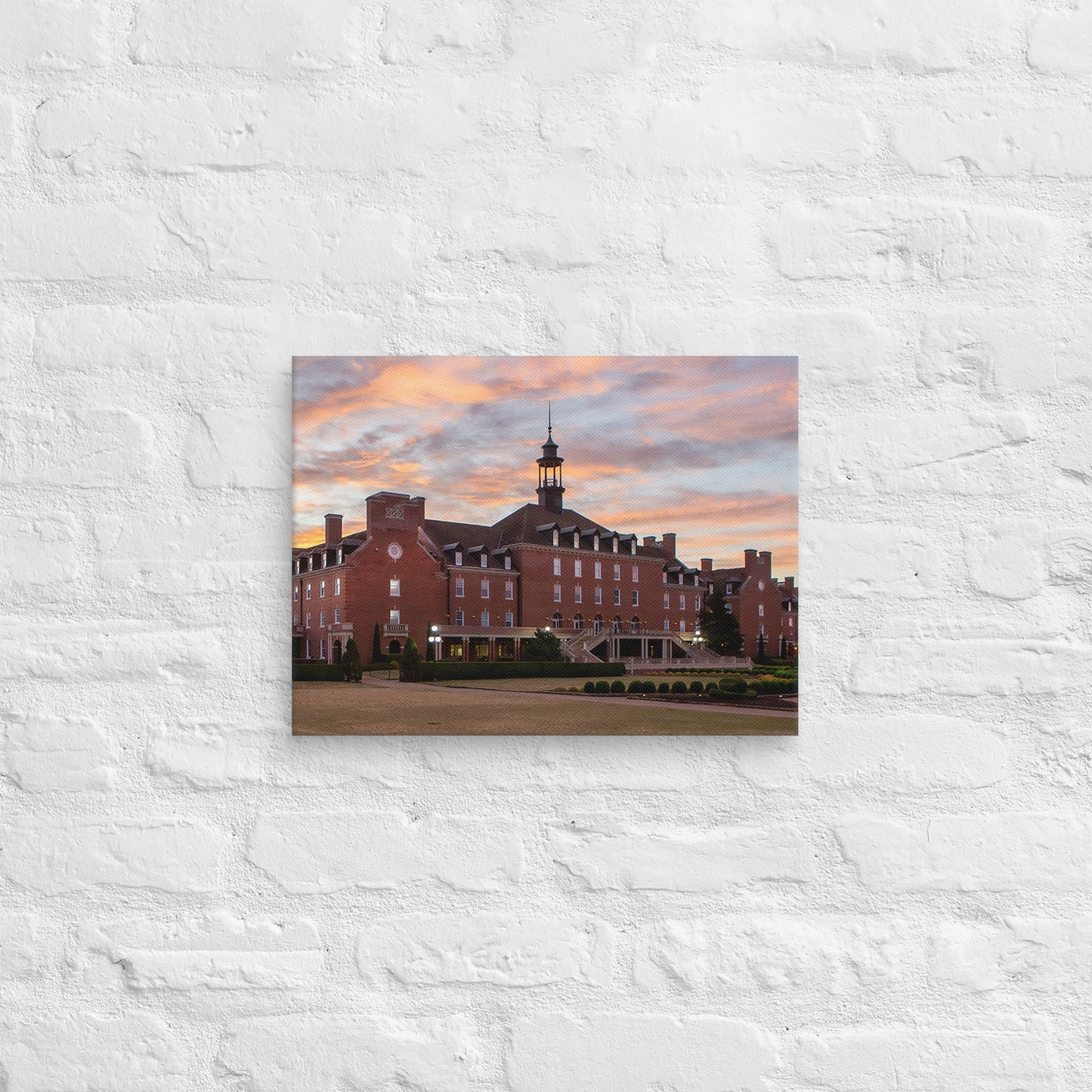 Oklahoma State Cowboys - Oklahoma State University Sunset Campus Canvas