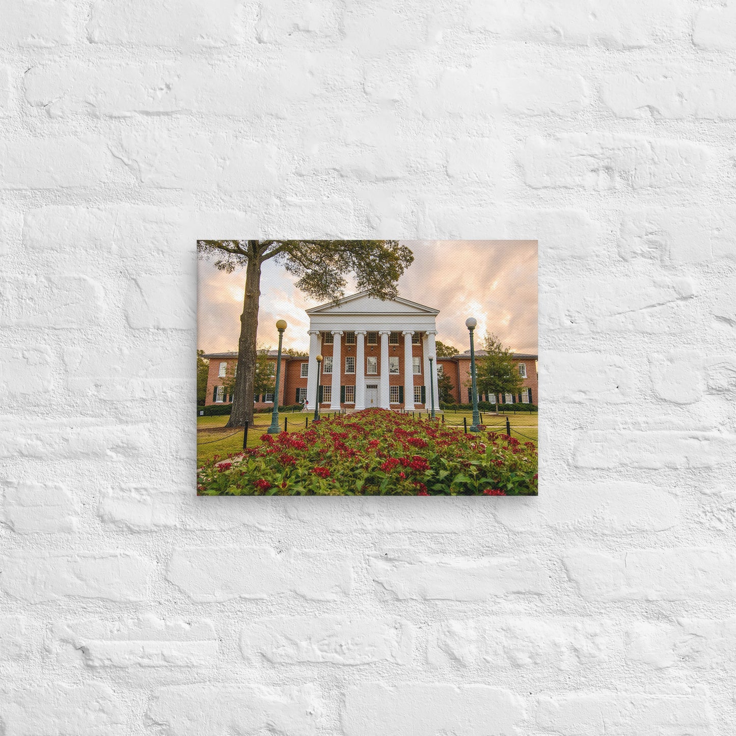 Ole Miss Rebels - University of Mississippi Sunset Campus Canvas