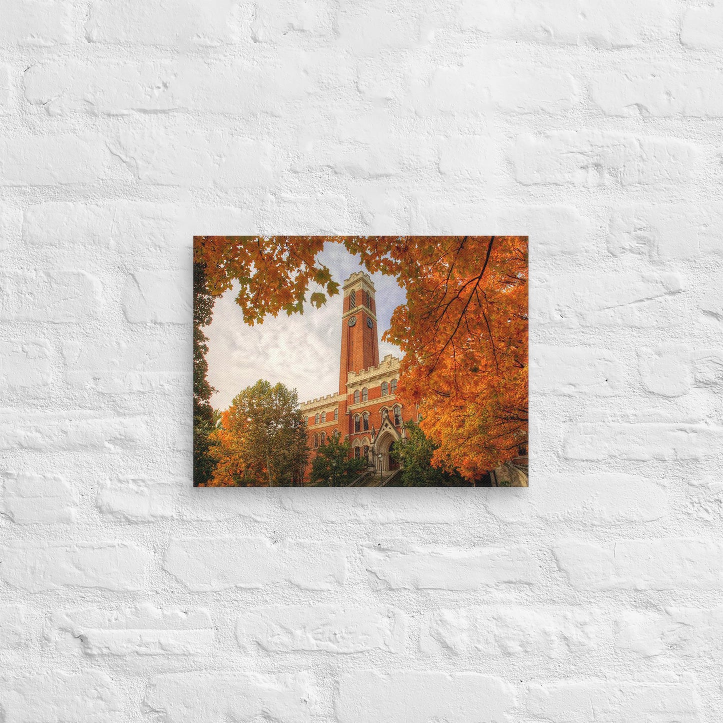 Vanderbilt Commodores - Vanderbilt University Daylight Fall Campus Canvas