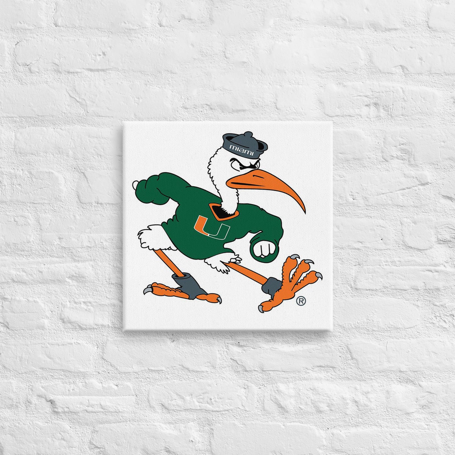 Miami Hurricanes - Sebastian the Ibis Canvas