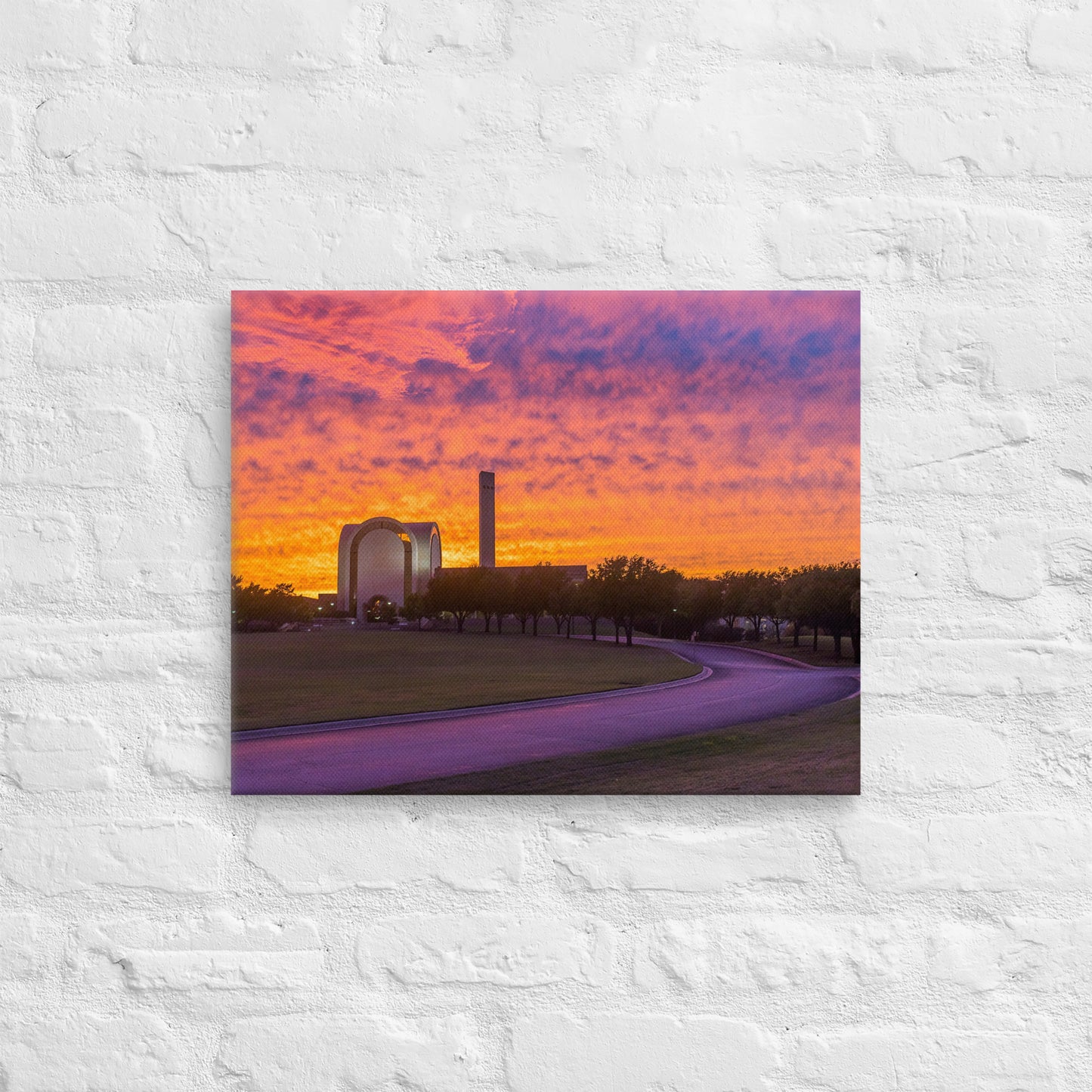 Abilene Christian Wildcats - Abilene Christian University Sunset Campus Canvas