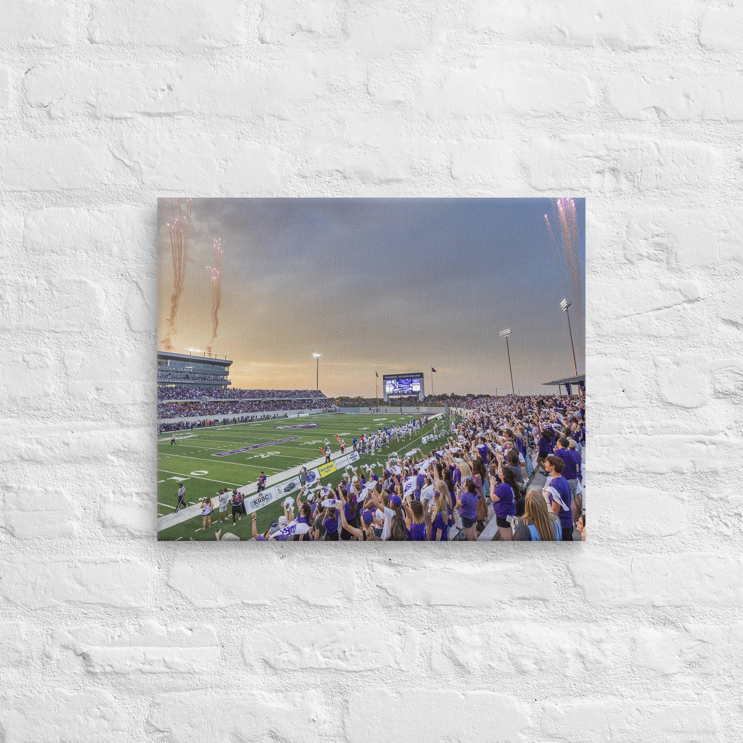 Abilene Christian Wildcats -  Anthony Field @ Wildcat Stadium Canvas