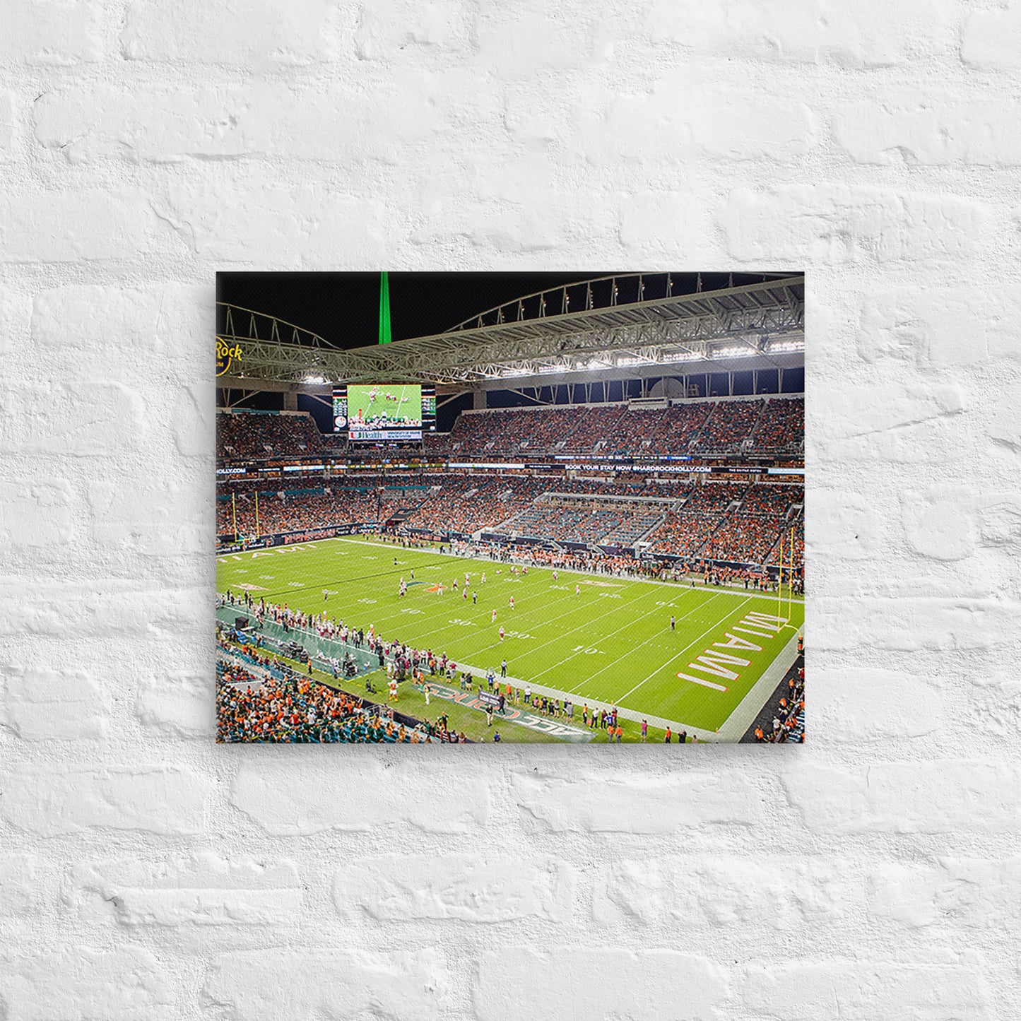 Miami Hurricanes - Hardrock Stadium Canvas