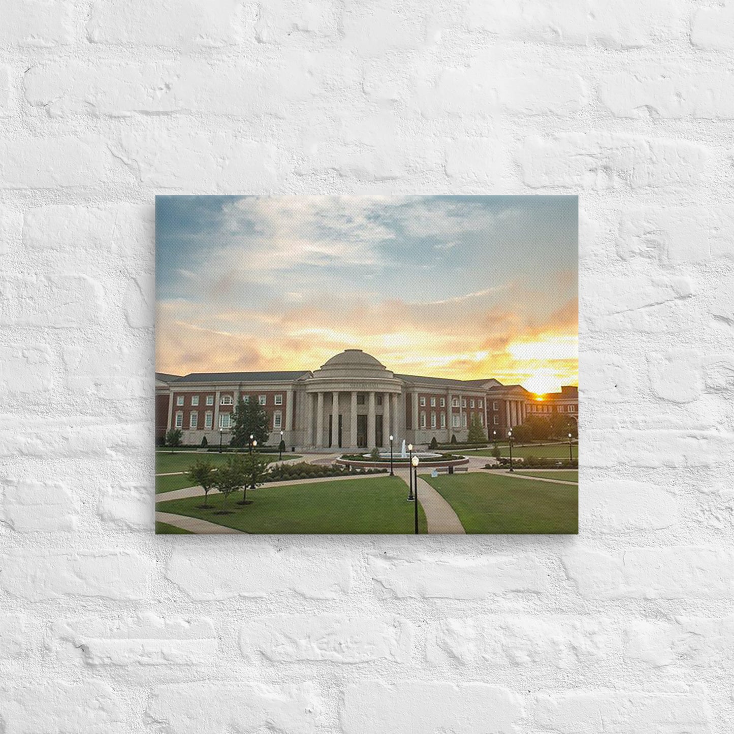 Alabama Crimson Tide - University of Alabama Sunset Campus Canvas