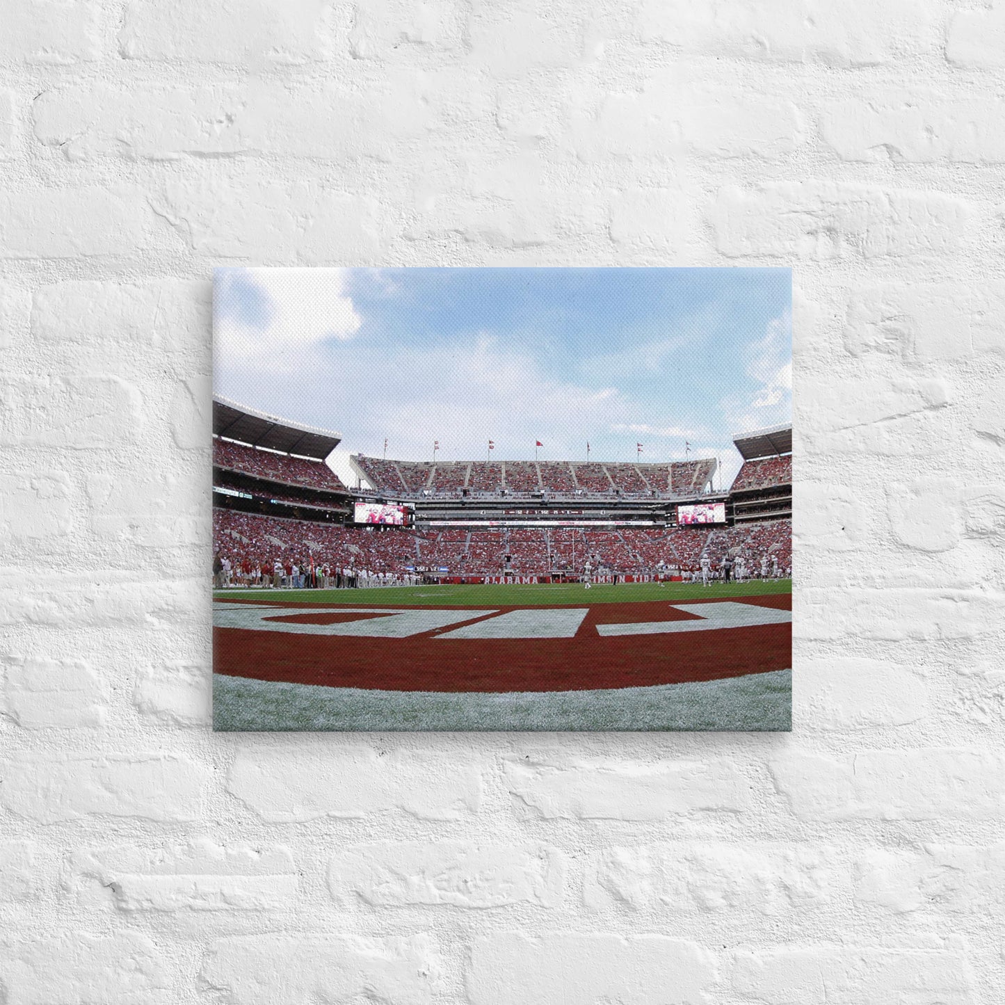 Alabama Crimson Tide - Bryant-Denny Stadium Field Level Canvas