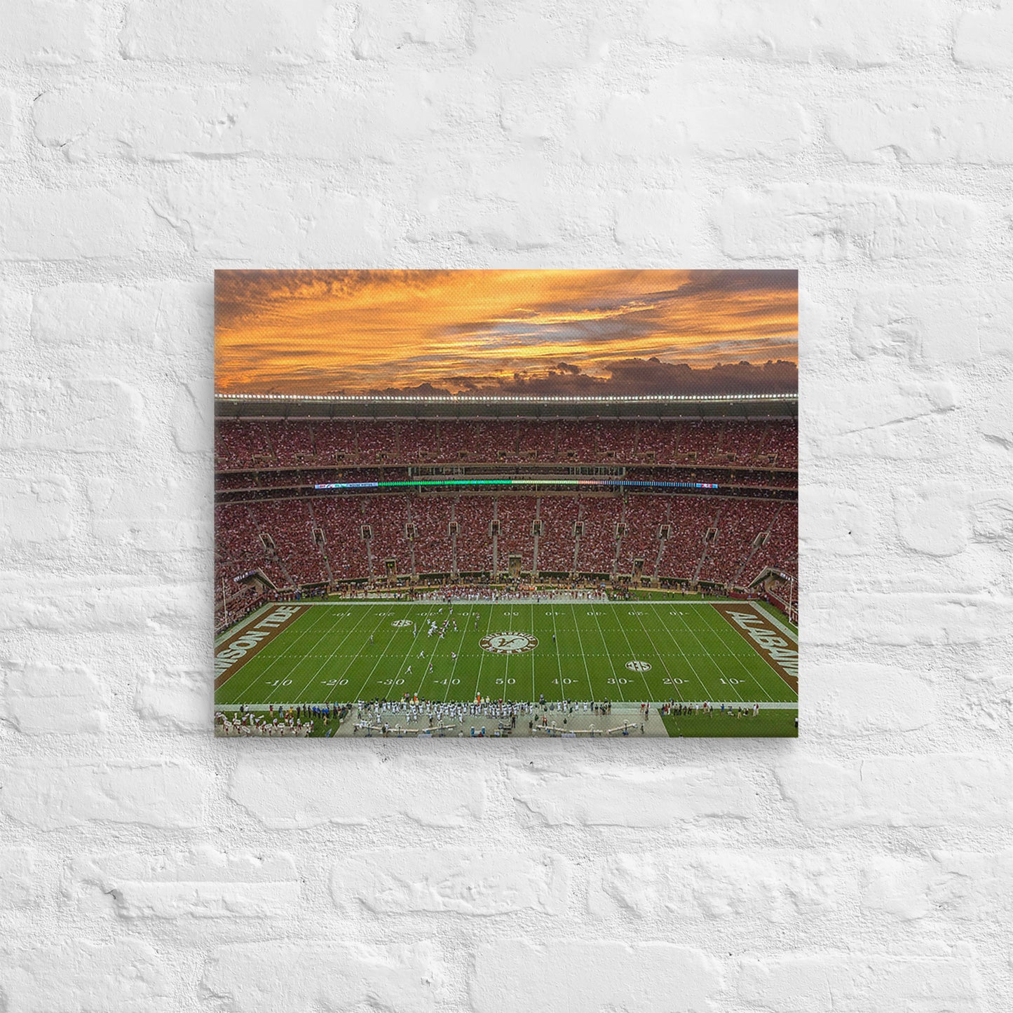 Alabama Crimson Tide - Bryant-Denny Stadium Interior Canvas