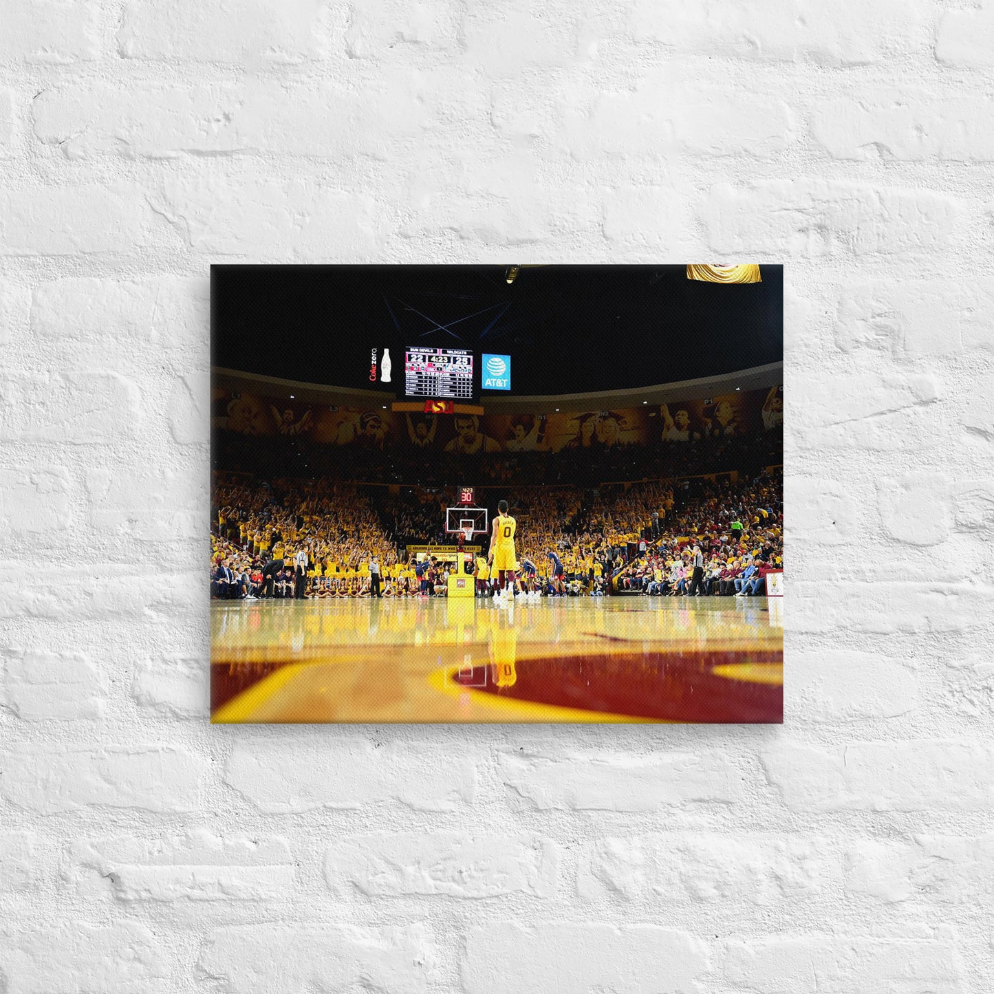 Arizona State Sun Devils - Desert Financial Arena Court Level Canvas