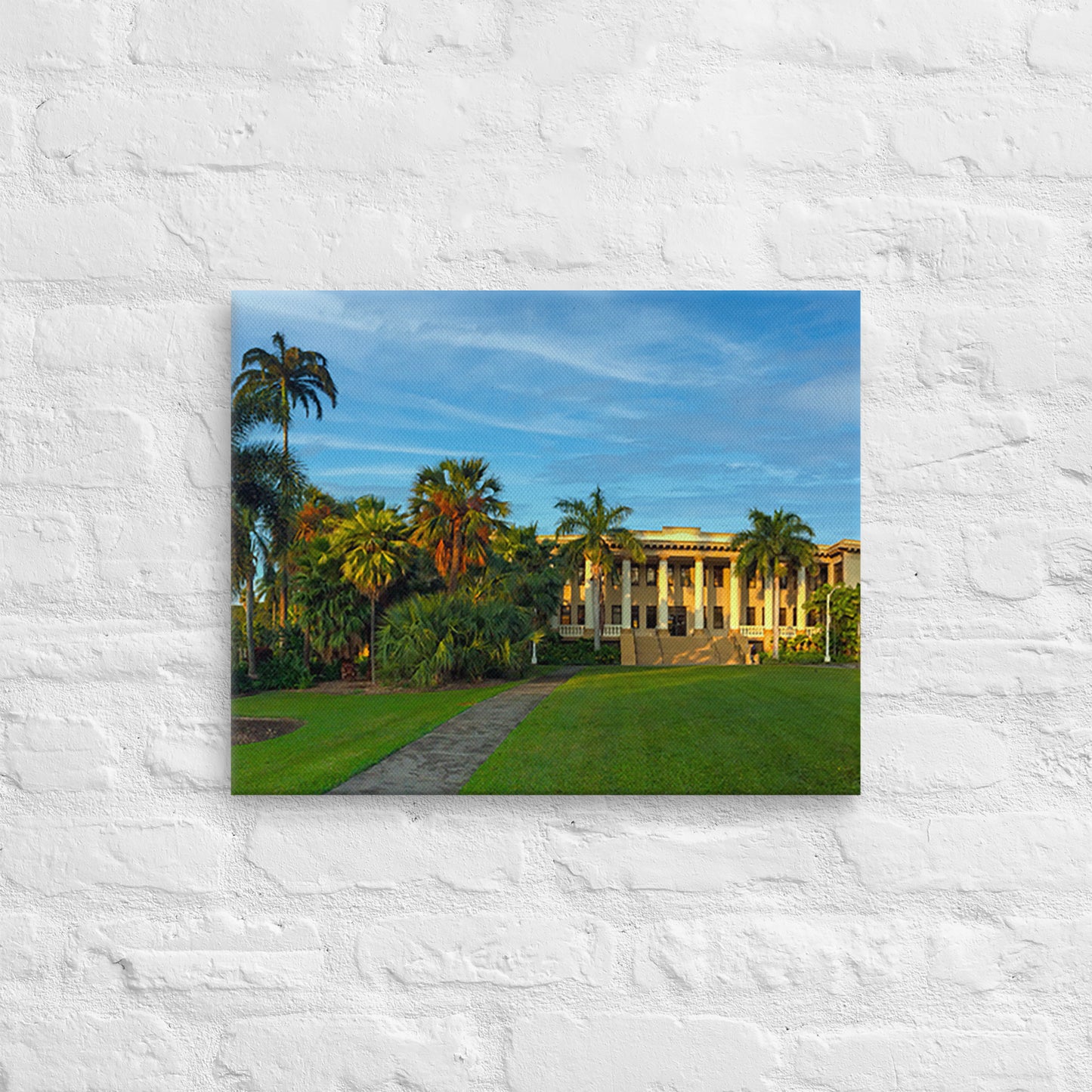 Hawaii Rainbow Warriors - University of Hawaii Daylight Campus Canvas