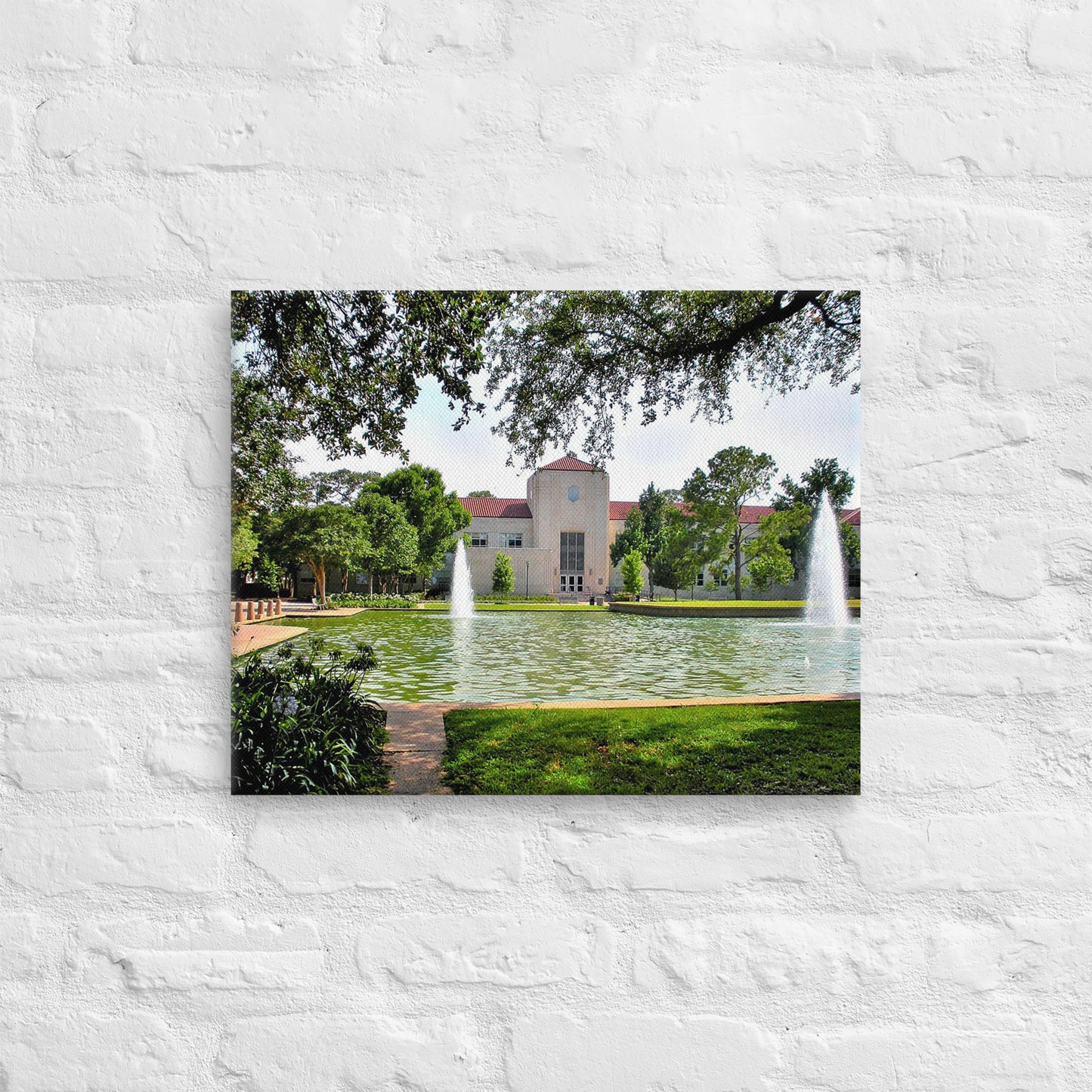 Houston Cougars - University of Houston Daylight Campus Canvas