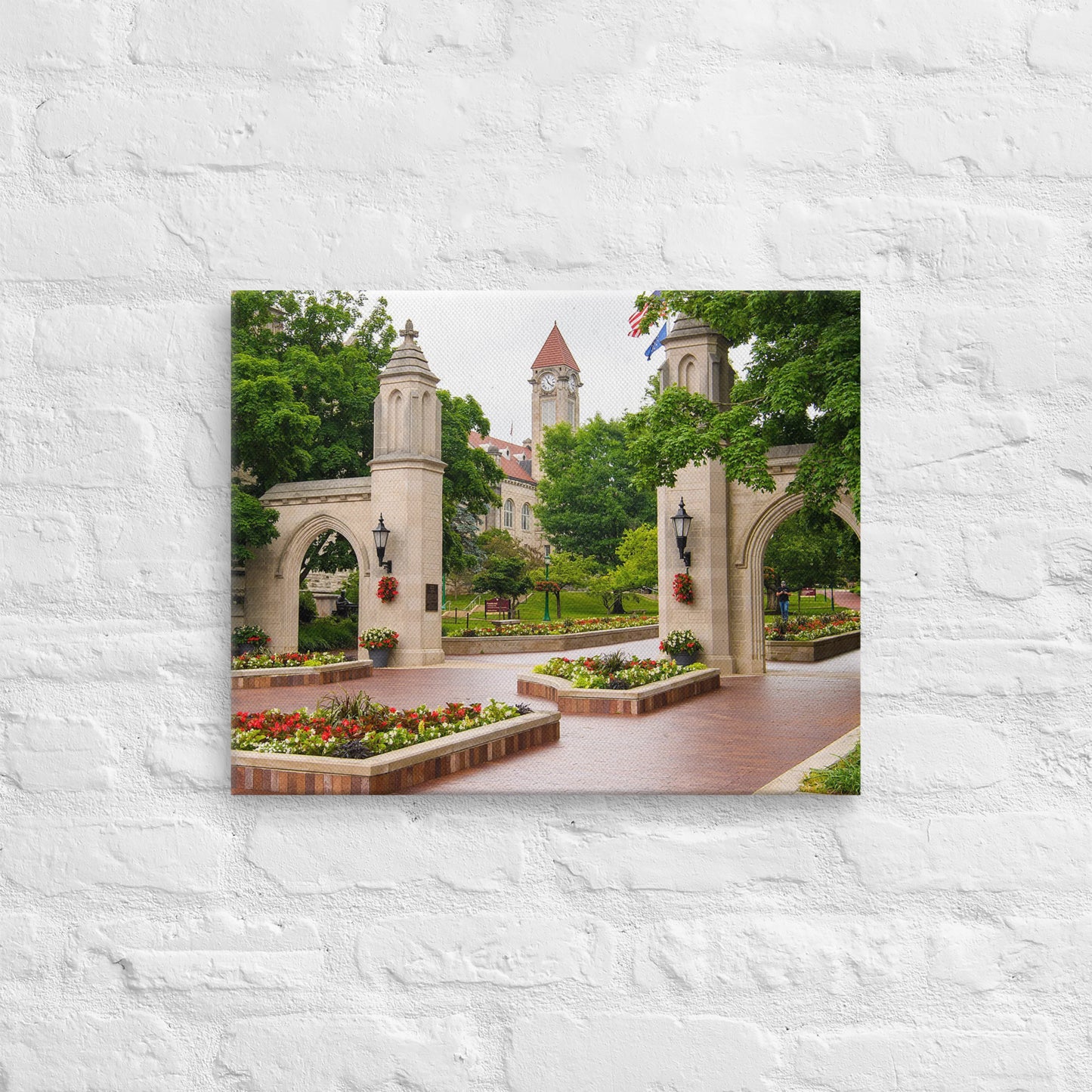 Indiana Hoosiers - Indiana University Daylight Campus Canvas