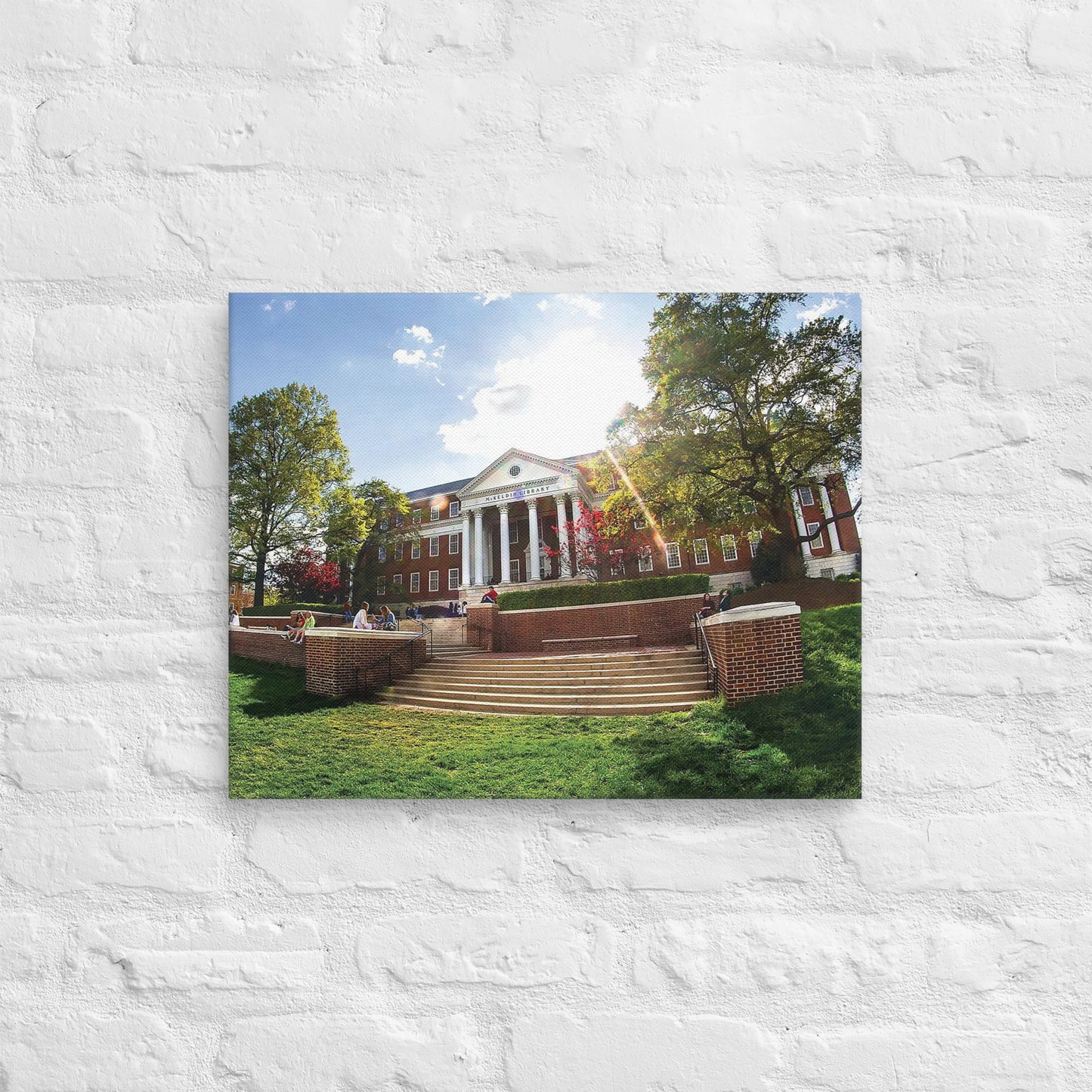 Maryland Terrapins - University of Maryland Daylight Campus Canvas