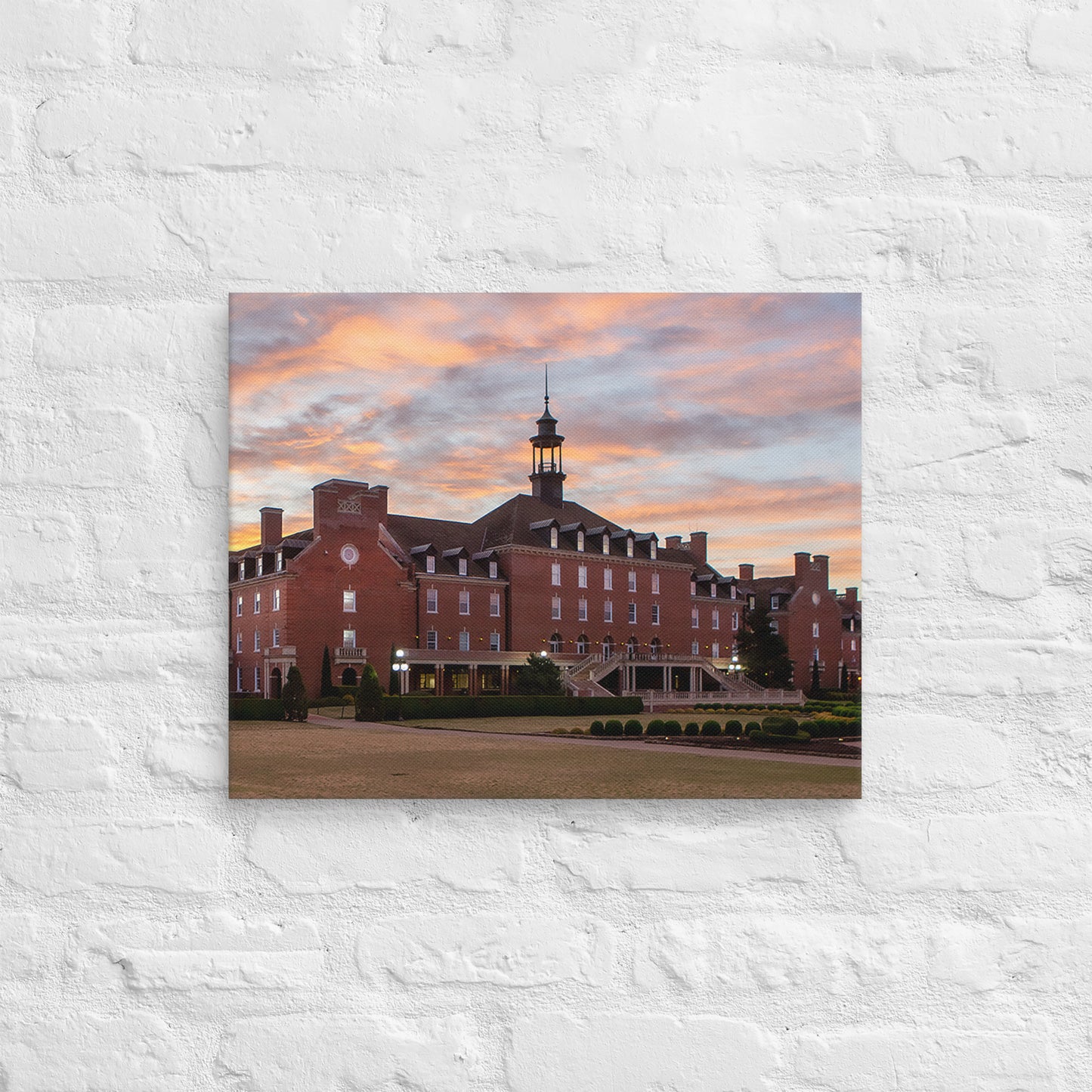 Oklahoma State Cowboys - Oklahoma State University Sunset Campus Canvas