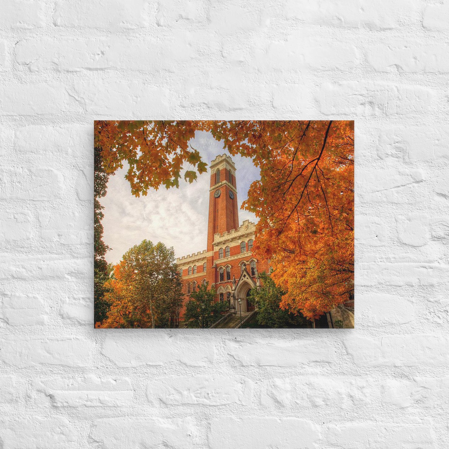 Vanderbilt Commodores - Vanderbilt University Daylight Fall Campus Canvas