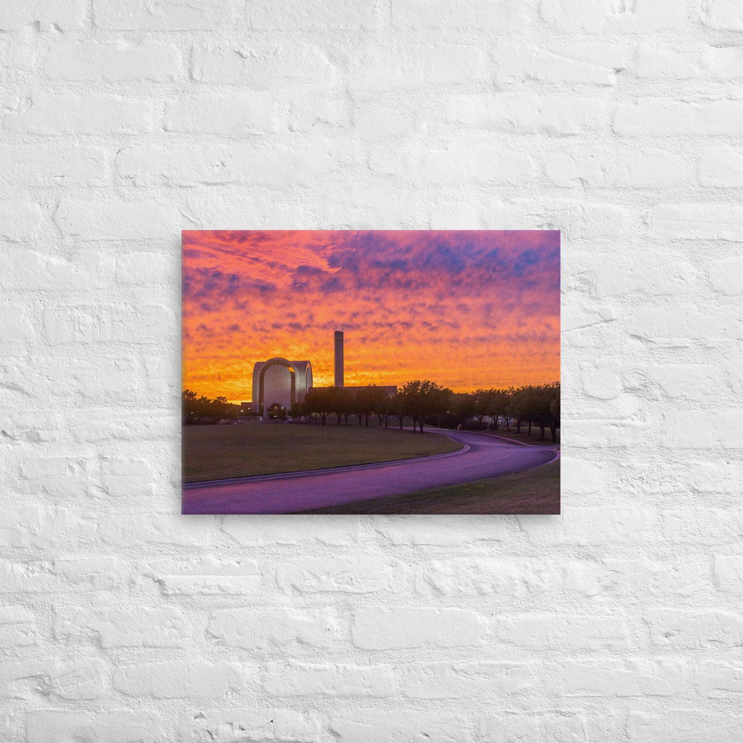 Abilene Christian Wildcats - Abilene Christian University Sunset Campus Canvas