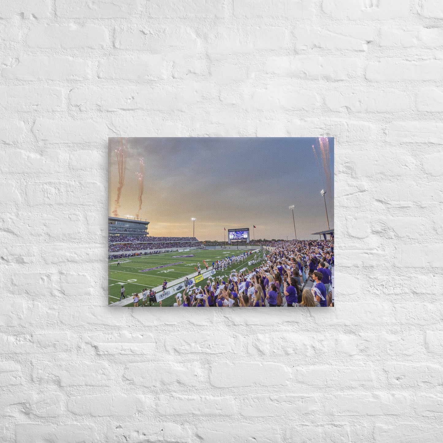 Abilene Christian Wildcats -  Anthony Field @ Wildcat Stadium Canvas