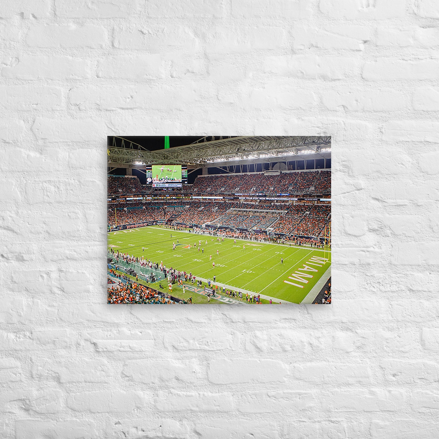 Miami Hurricanes - Hardrock Stadium Canvas