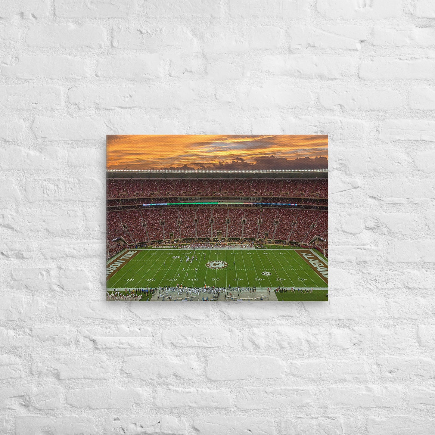 Alabama Crimson Tide - Bryant-Denny Stadium Interior Canvas