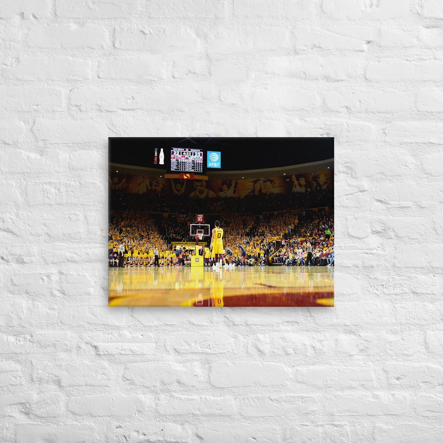 Arizona State Sun Devils - Desert Financial Arena Court Level Canvas