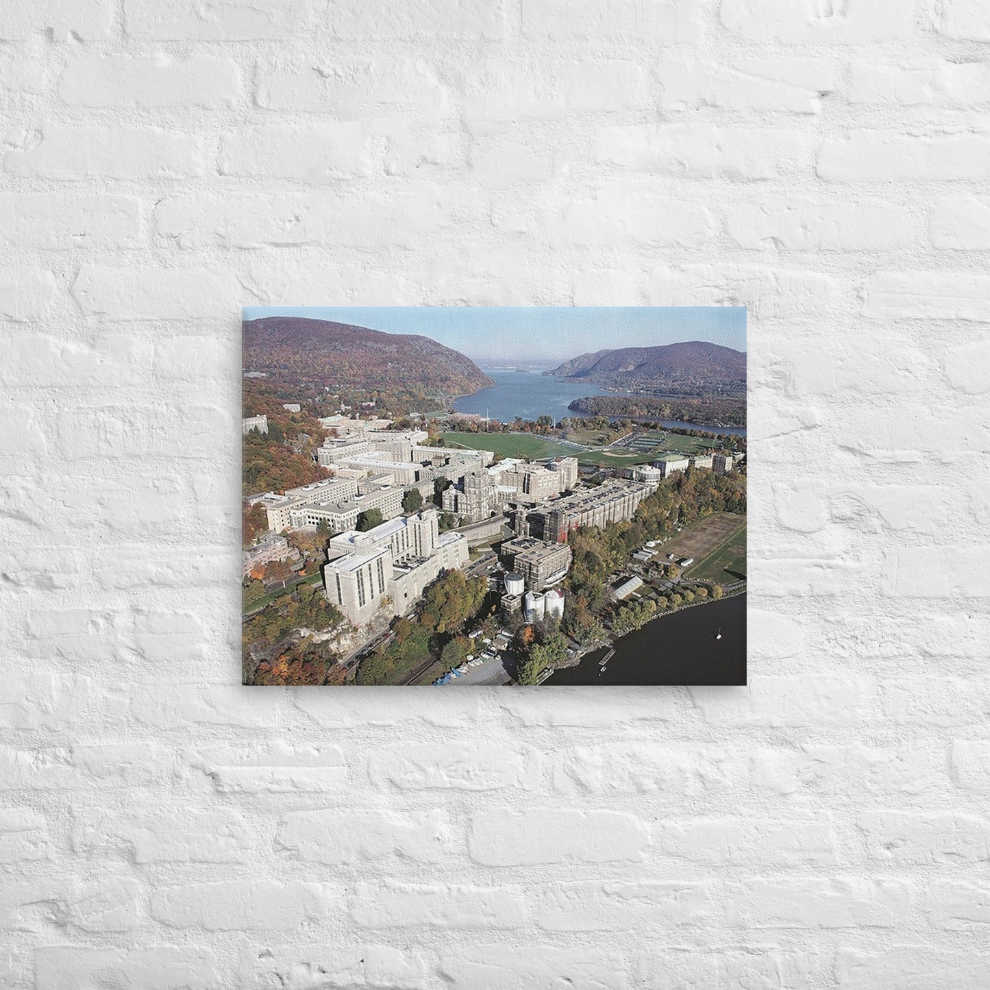 Army Black Knights - Army West Point Aerial Campus Canvas