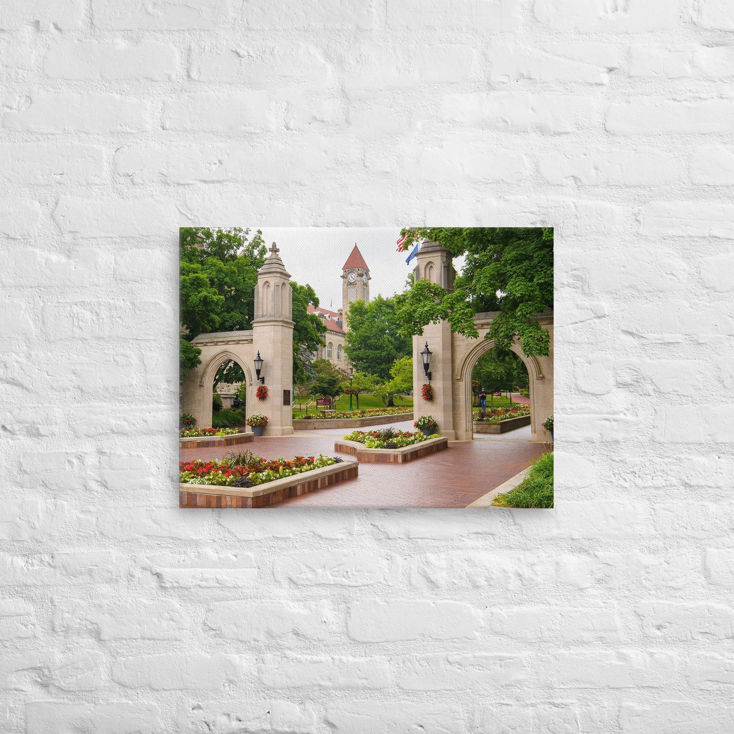 Indiana Hoosiers - Indiana University Daylight Campus Canvas