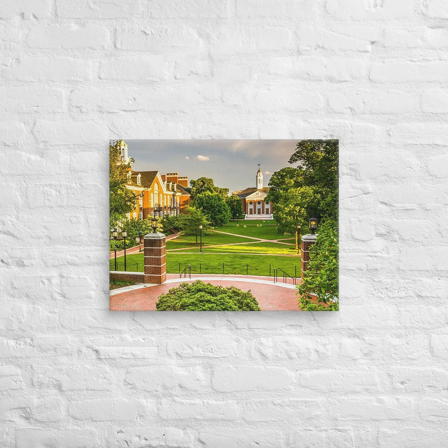 Johns Hopkins Blue Jays - Johns Hopkins University Daylight Campus Canvas