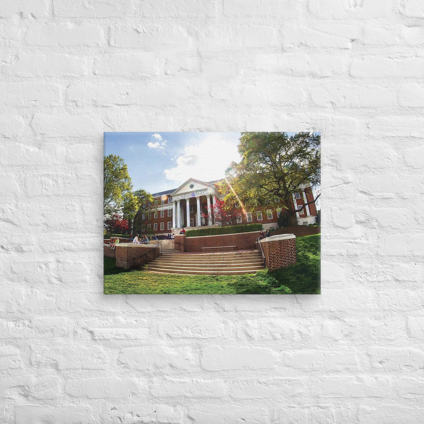 Maryland Terrapins - University of Maryland Daylight Campus Canvas