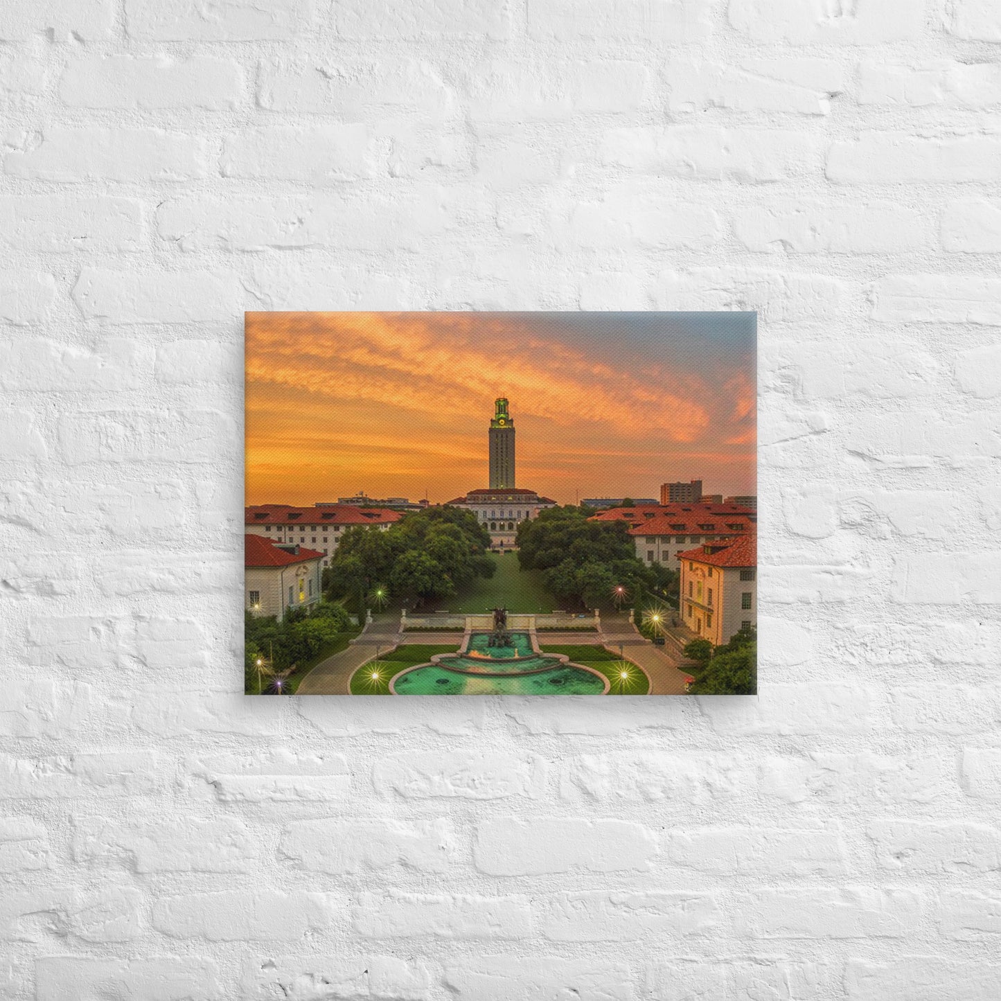 Texas Longhorns - University of Texas Sunset Campus Canvas