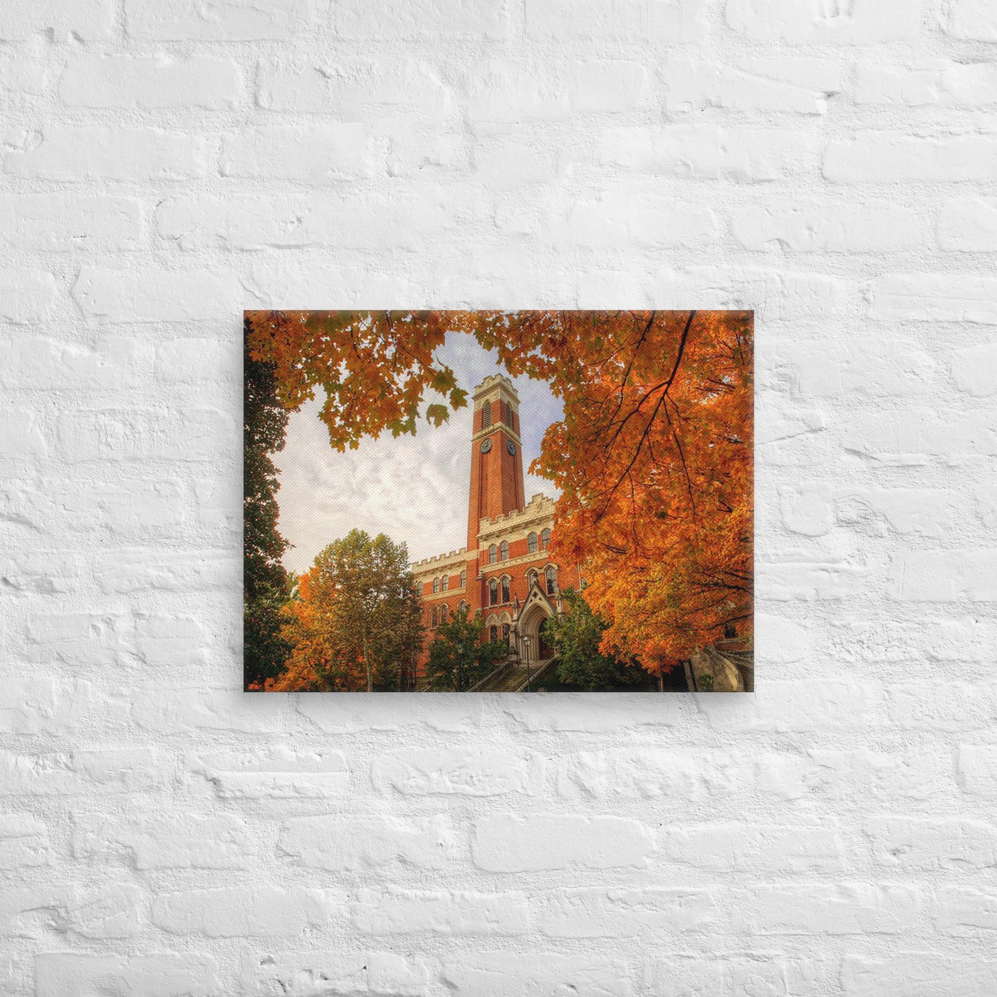 Vanderbilt Commodores - Vanderbilt University Daylight Fall Campus Canvas