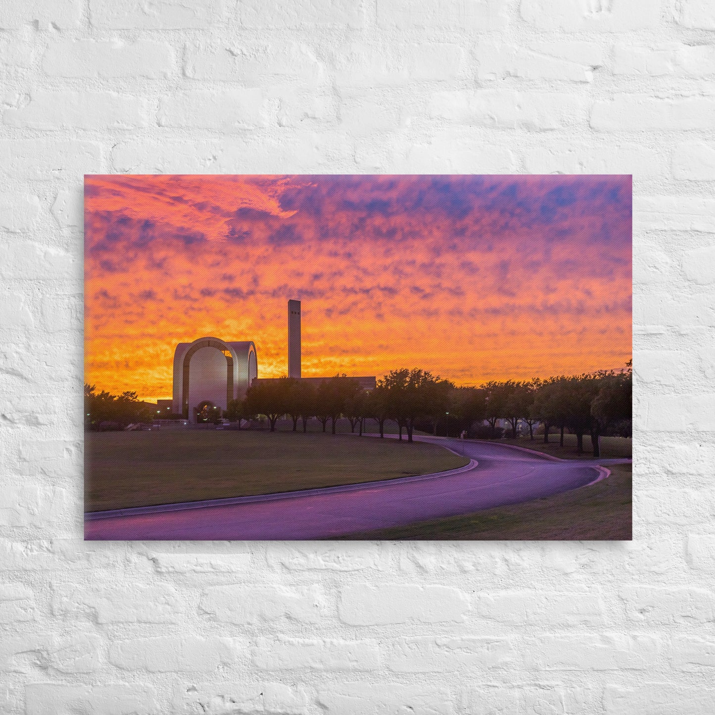 Abilene Christian Wildcats - Abilene Christian University Sunset Campus Canvas