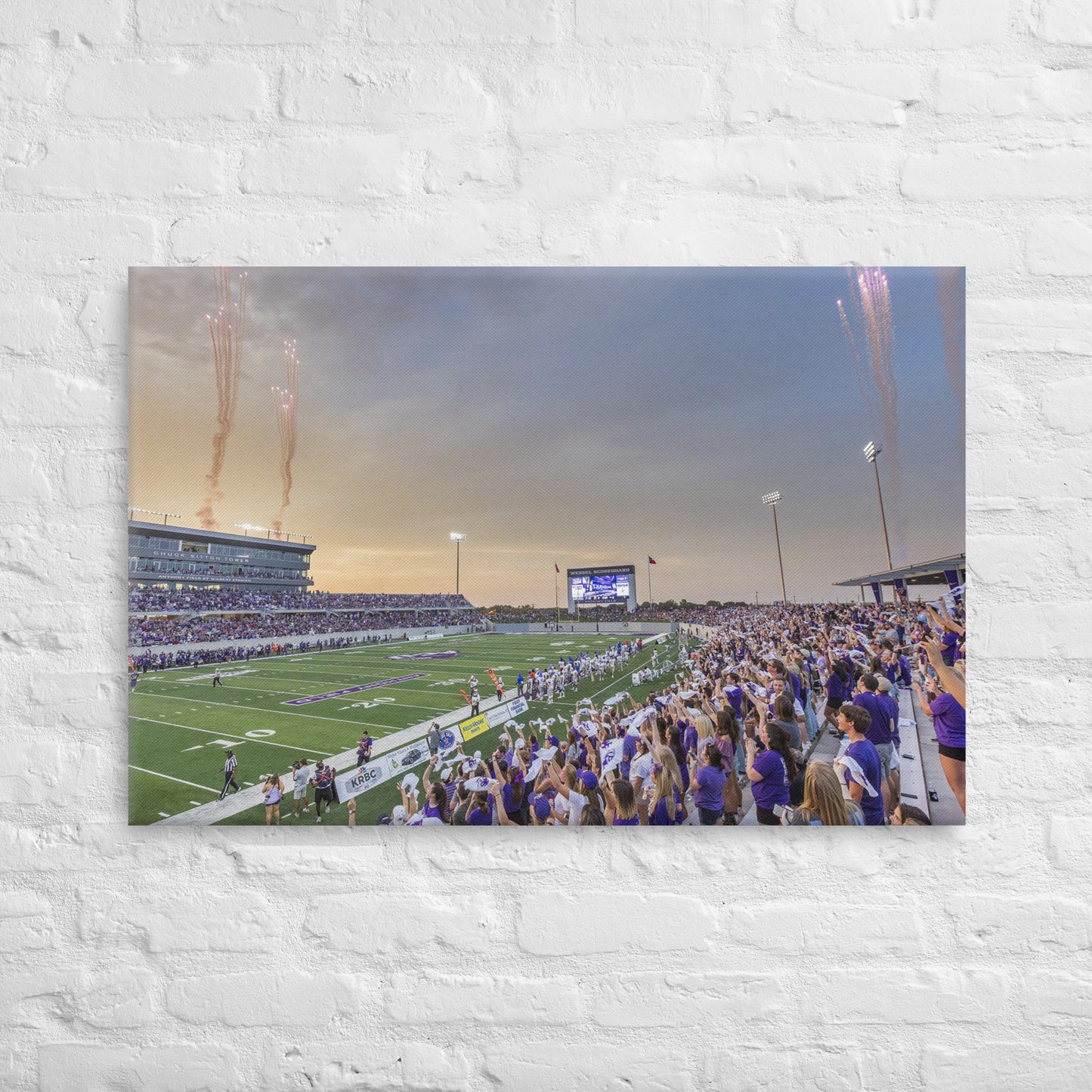 Abilene Christian Wildcats -  Anthony Field @ Wildcat Stadium Canvas