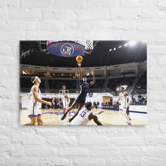 Abilene Christian Wildcats - Ali Abdou Dibba Basketball Canvas