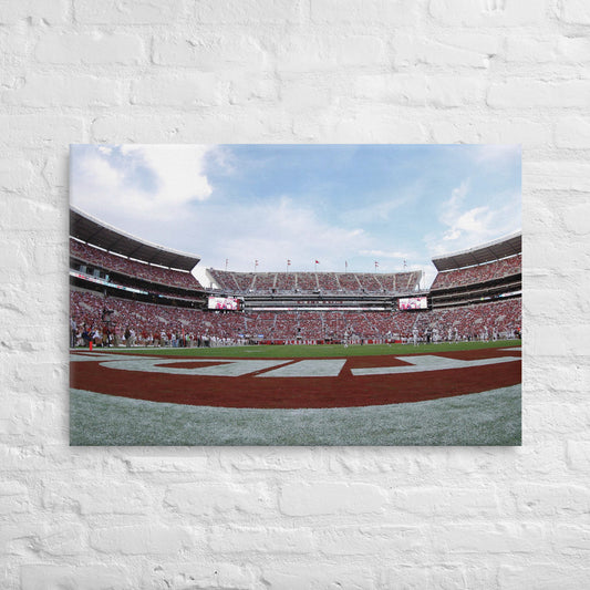 Alabama Crimson Tide - Bryant-Denny Stadium Field Level Canvas