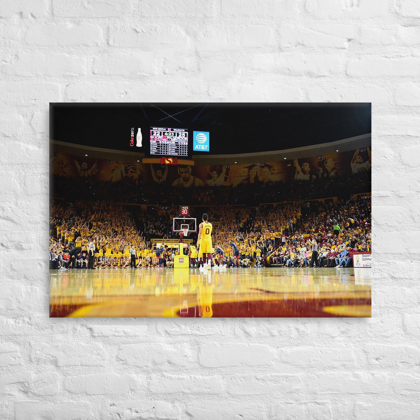 Arizona State Sun Devils - Desert Financial Arena Court Level Canvas