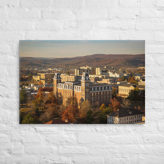 Arkansas Razorbacks - University of Arkansas Aerial Campus Canvas