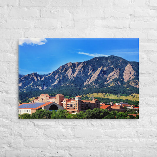 Colorado Buffaloes - University of Colorado Boulder Mountain Campus Canvas