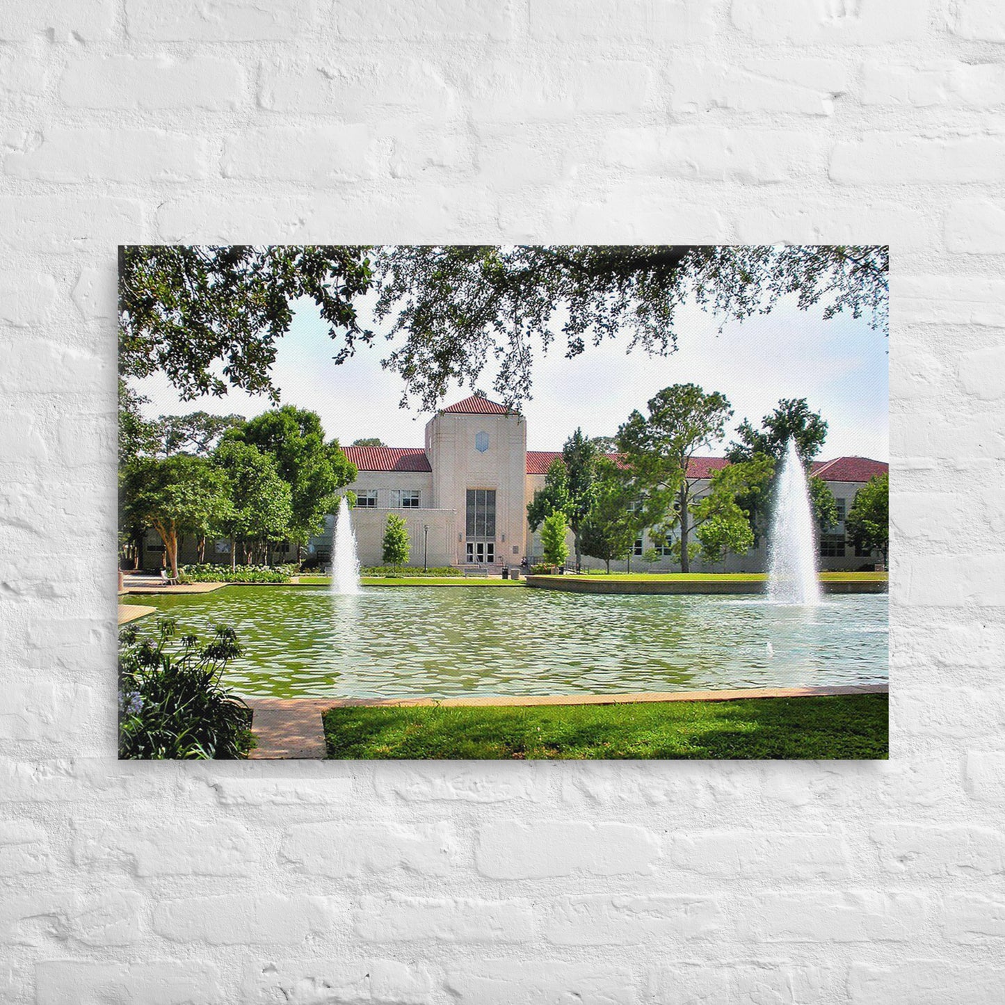 Houston Cougars - University of Houston Daylight Campus Canvas