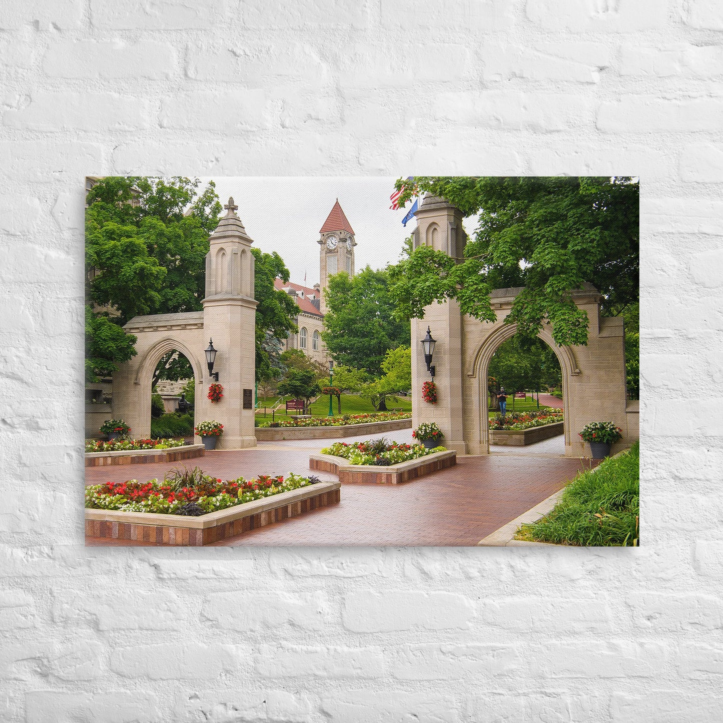 Indiana Hoosiers - Indiana University Daylight Campus Canvas