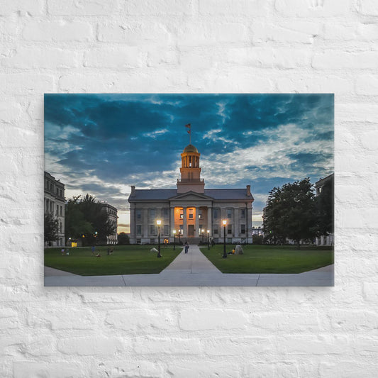 Iowa Hawkeyes - University of Iowa Dusk Campus Canvas