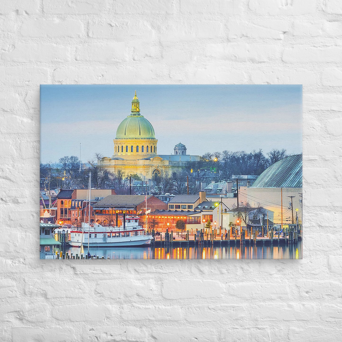 Navy Midshipmen - U.S. Naval Academy Daylight Campus Canvas